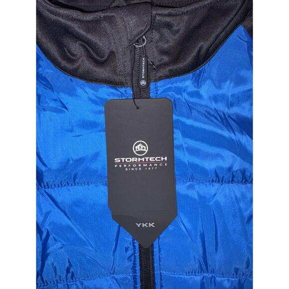 Stormtech Men’s L Quilted Thermal Hybrid Full-Zip Performance Jacket Blue NWT - Picture 5 of 9